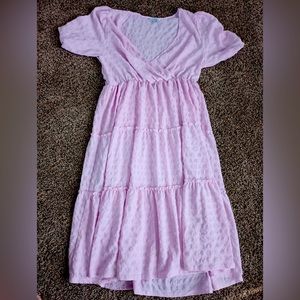 Cute pink dress xl only worn once